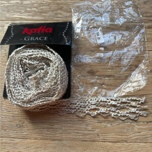 🔥Beaded Ribbon Yarn 🔥Katia Grace NEW Gorgeous !price firm!